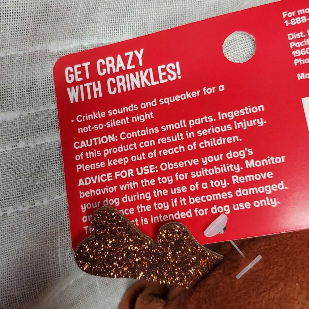 Plush Deer Crinkle‎ Toy